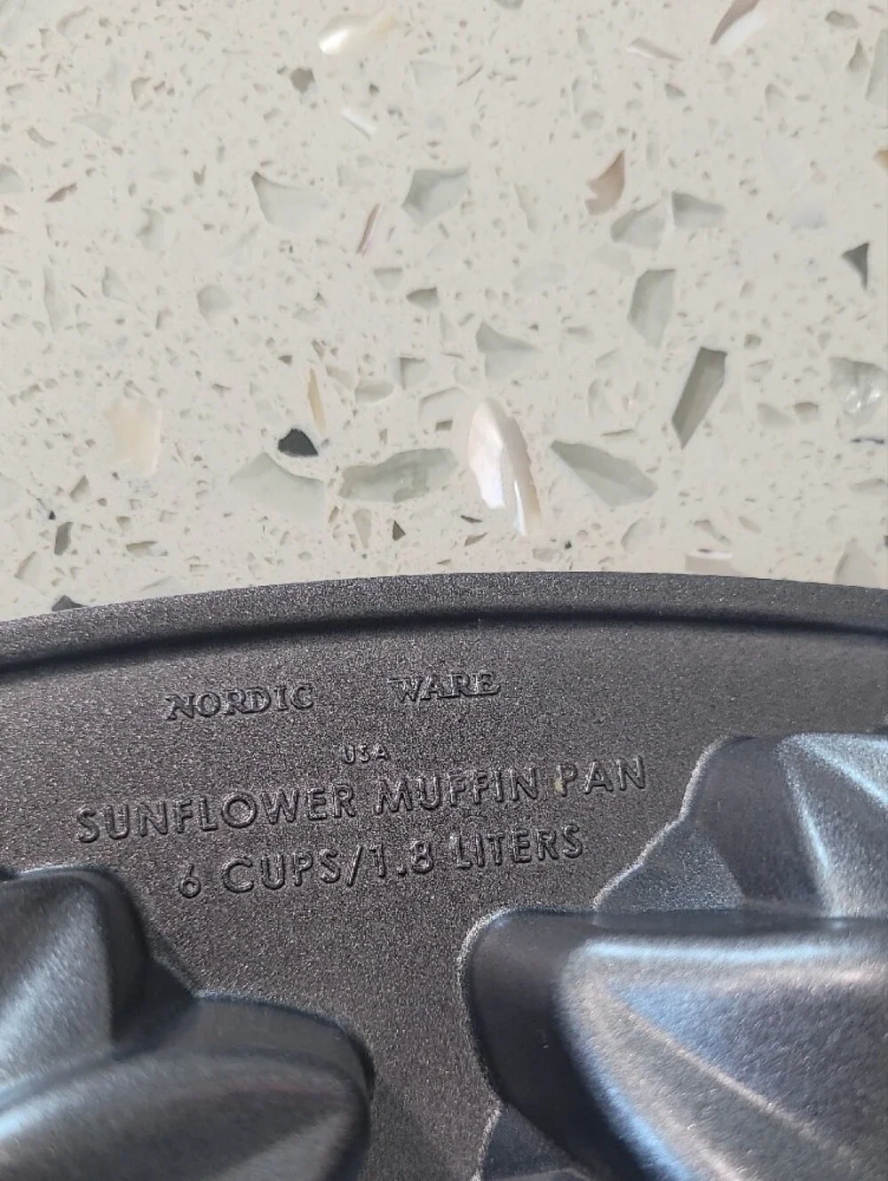 Nordic Ware Sunflower Muffin Pan - Metallic Black
